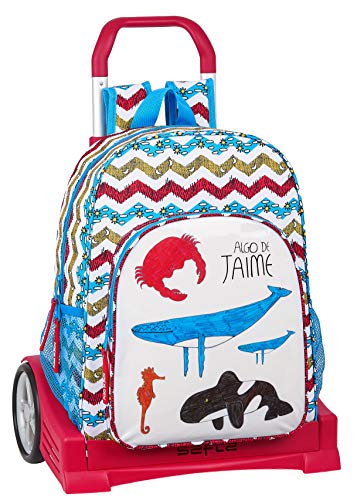 Safta Mochila 180 Espalda Ergonómica con Carro Evolution de Algo de Jaime  Multicolor