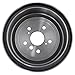 TRQ Rear Brake Drum Set Compatible with 1992-2000 Toyota Camry 1999-2001 Solara