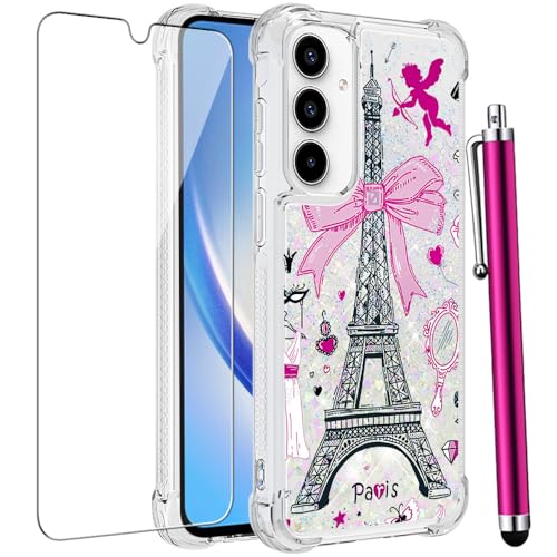 Coque Samsung A56 5G antichoc fine silicone liquide ecran rose