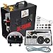 Produktbild AMUR Airbrush Kompressor Universal II-C mit Start/Stop-Automatik, mit Schutzgehäuse + UNIVERSAL-Airbrush-Pistole Single-Action-Gun 138D mit 2 Glasbecher und Druckluftschlauch