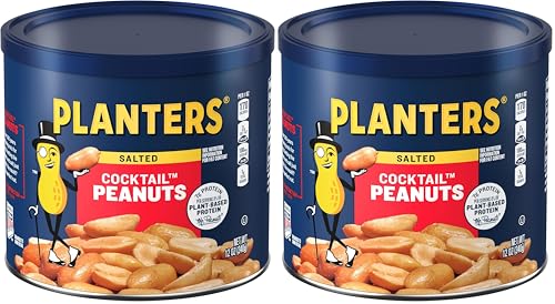 Planters Cocktail Peanuts (12 oz Jar) (Pack of 2)