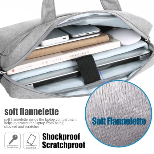 Acer Laptop Case 15.6 inch, 16 Inch Laptop Sleeve Computer Cover Compatible with Lenovo IdeaPad 15.6” HP Dell Asus Notebook, Acer Aspire 1/3/5 15.6", HP Pavilion/Envy 15.6", LG gram, Black2