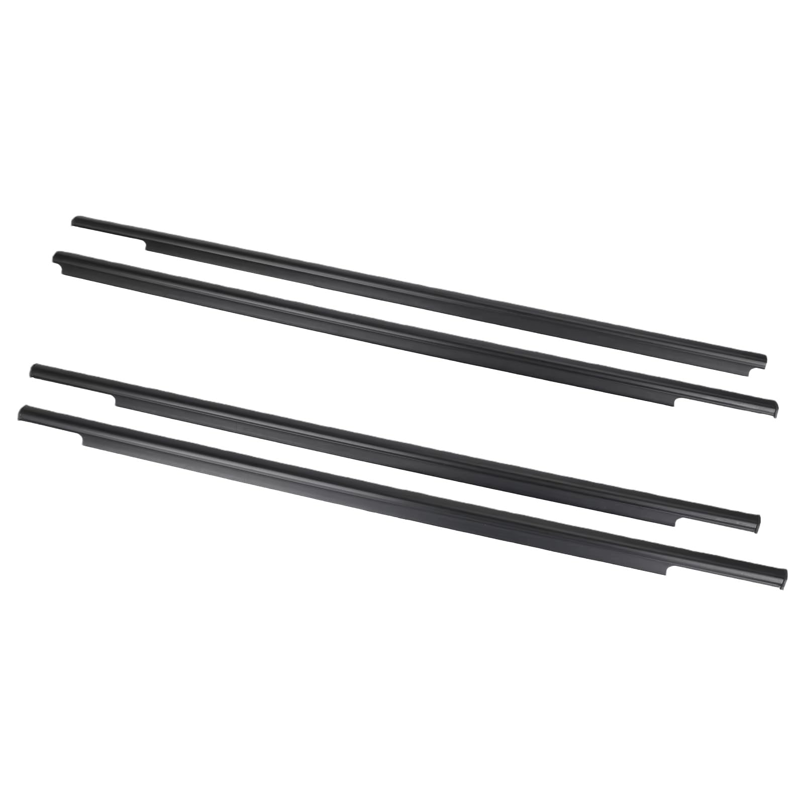 Ylrng One Color 4X Car Window Weatherstrip Seal Belt Moulding For Outlander 2006-2012 Outer Window Glass Seal Belt