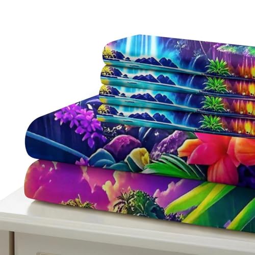 Housse de couette imprimée 3D en microfibre douce avec fermeture éclair cachée - 6