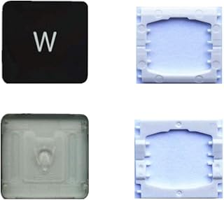 Replacement Individual W Key Cap and Hinges are Applicable for MacBook Pro A1706 A1707 A1708 Keyboard to Replace The W Key Cap and Hinge