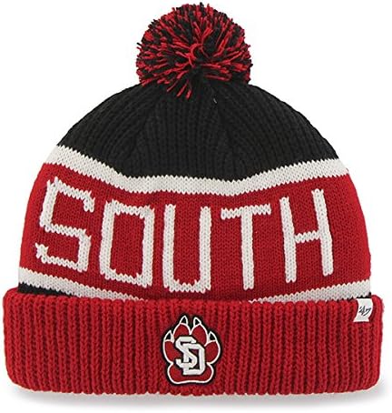 47 Brand Calgary Cuffed Premium Beanie Hat with POM POM - NCAA Cuff Winter Knit Cap