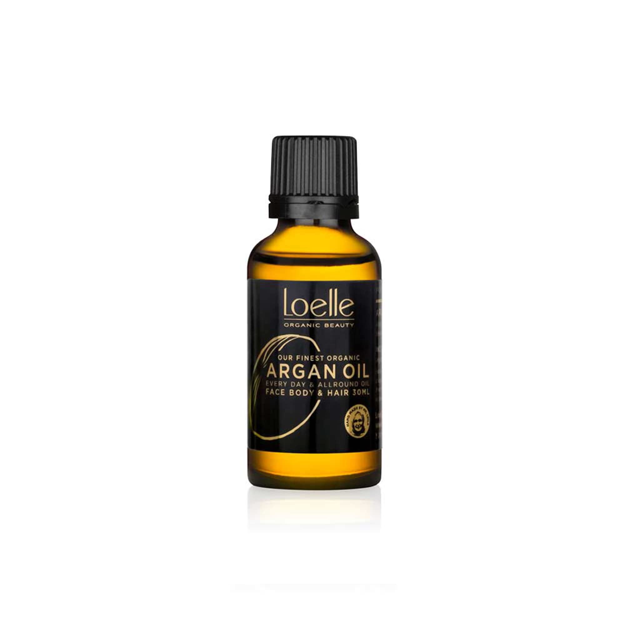 Loelle Rituel Hammam Coffret Cadeau d’Anniversaire pour Elle et Lui - Comprend Huile d'Argan 30 ml, Savon Noir Marocain 200g, Argile Rhassoul 220g et Gant de Lin Exfoliant, Set Beauté Nettoyant Peau