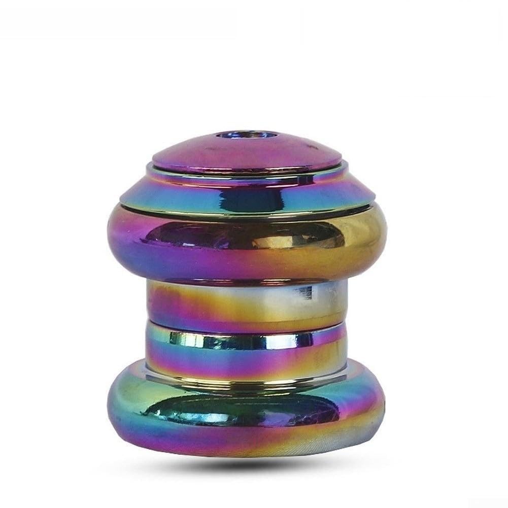 Road And MTB Headset Made Of Alloy 34mm Size With Dual Ball Bearings And 28.6mm Straight Fork Integration(34mm Dazzling Color)