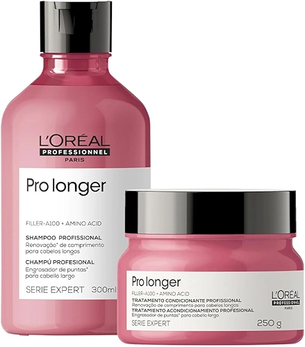 Kit L'Oréal Professionnel Serie Expert Pro Longer Shampoo e Máscara P (2 produtos)