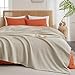 PHF Ultra Soft Waffle Weave Blanket Queen Size 90