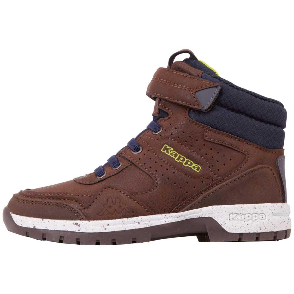 Kappa 260732 Unisex Kids’ Hi-Top Trainers, (Brown/Navy 5067), 11.5 UK