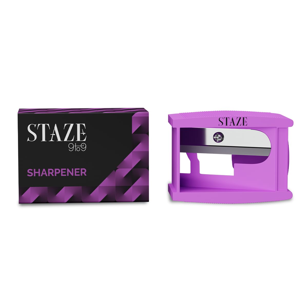 STAZE Professional Makeup Pencil Sharpener, Precision Sharpening, Mess-Free Design, Purple, Vegan, Cruelty-Free for your reference-image-46