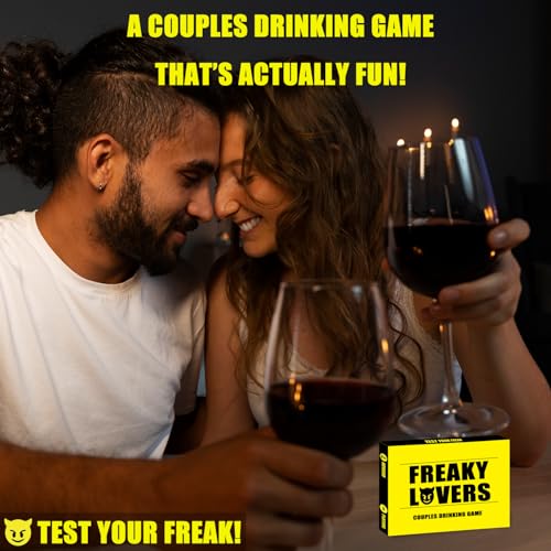 Trikendou Couple Drinking Game for Date Night to Test Your Freak, Fun Couple Game for Romantic Anniversary & Valentines Birthdays Gift (Freaky Lovers) - Thumbnail 6