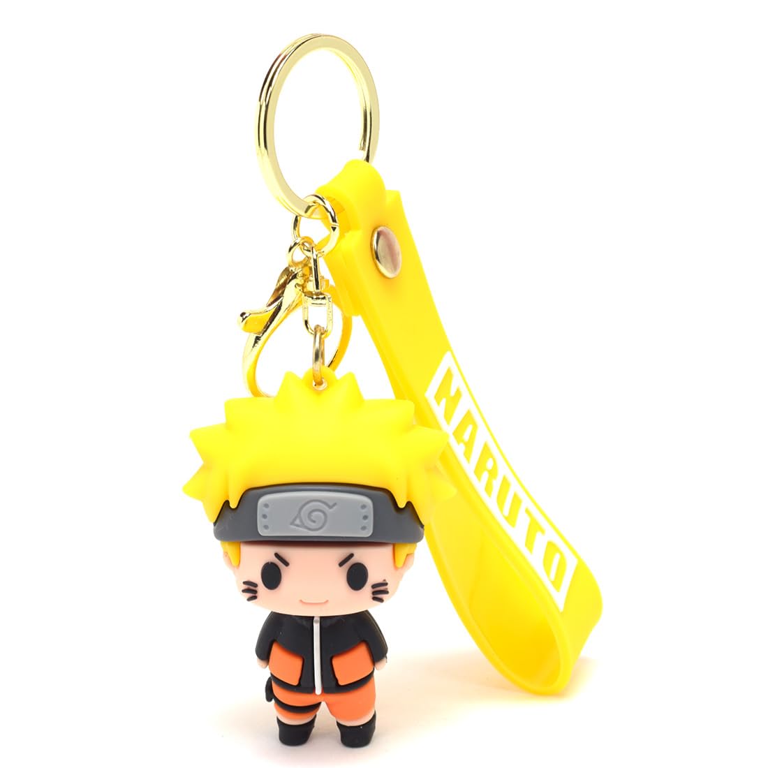 Stylish Anime 3D Rubber Keychain: Cute, Durable, and Long-Lasting with a Generous Ribbon - Elevate Your Keys or Bag with a Vibrant Touch - Perfect Gifts for Loved Ones (Small Gol Face Naru) (B0CH4PXHD7) Amazon Price History, Amazon Price Tracker