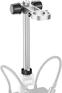 Digital Microscope Stand BR01, Universal Adjustable Holder Desktop Support Bracket for Max 1.38" Diameter LCD USB Digital Microscope DM201 DM202 DM202 Max DM201 SE DM4 DM4S DM9 Pro