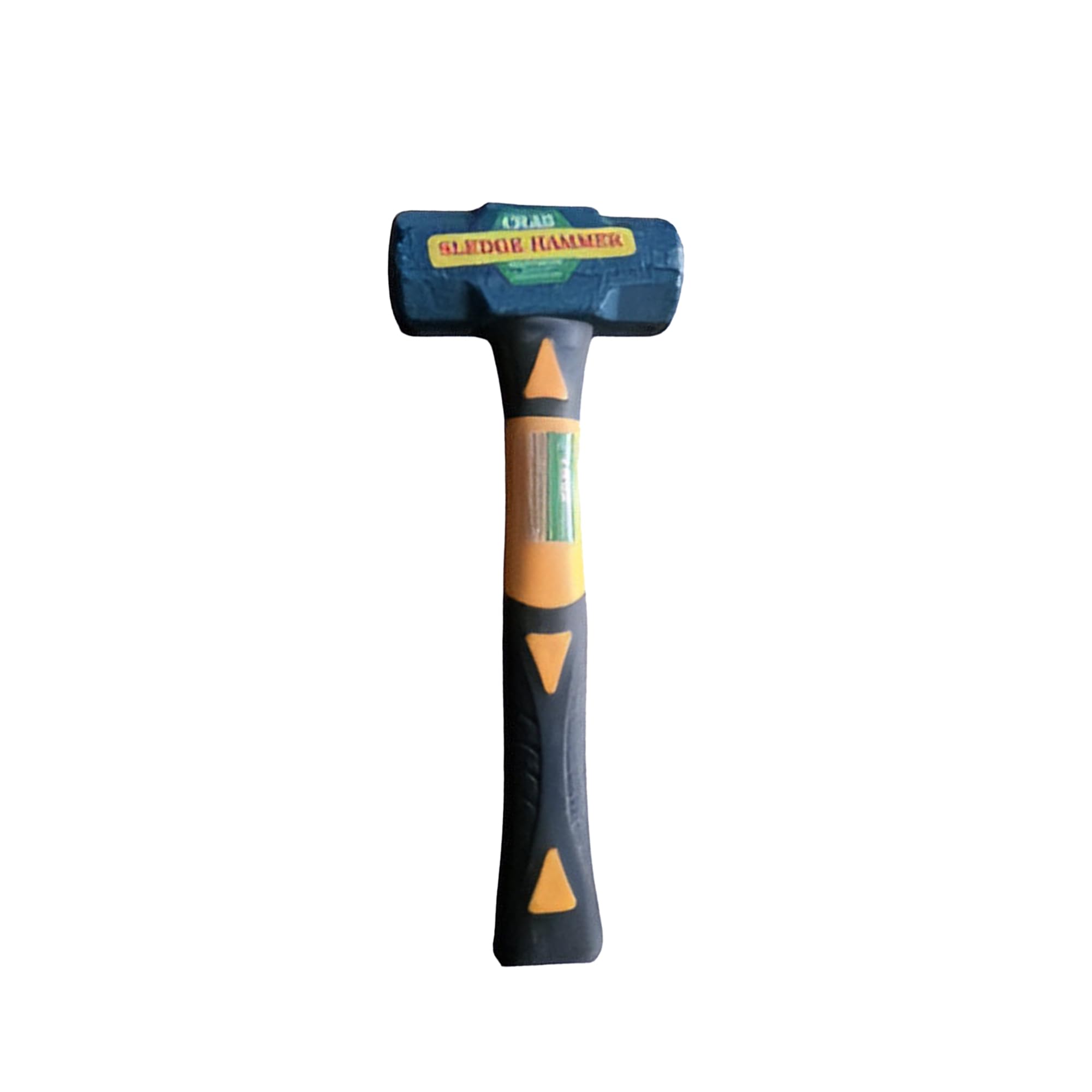 Crab Sledge Hammer – Heavy Duty Forged Steel Head with Shockproof Fiberglass Handle – Ideal for Demolition, Construction, and Blacksmithing (10 L.B)