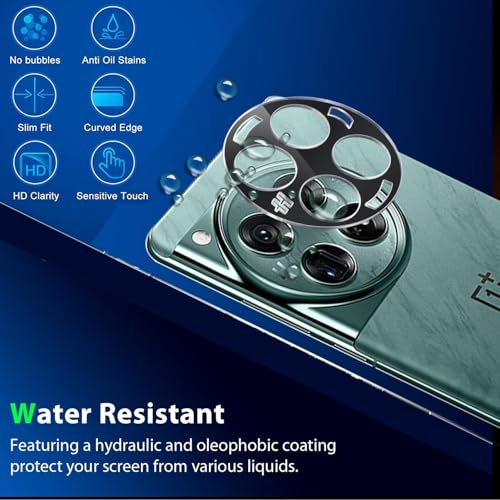 Image of Xmon Back Camera Lens Protector for OnePlus 12 (1 Pack) Premium Camera Glass Protector Guard, Anti-Scratch, Ultra-Clear, Easy Installation