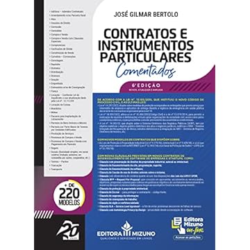 Capa do livro Contratos e Instrumentos Particulares Comentados 6ª Edição (2023)