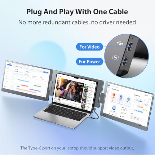 Image of KYY Windows Only 15.6 Inch Screen Extender (X90E) and Travel Bag