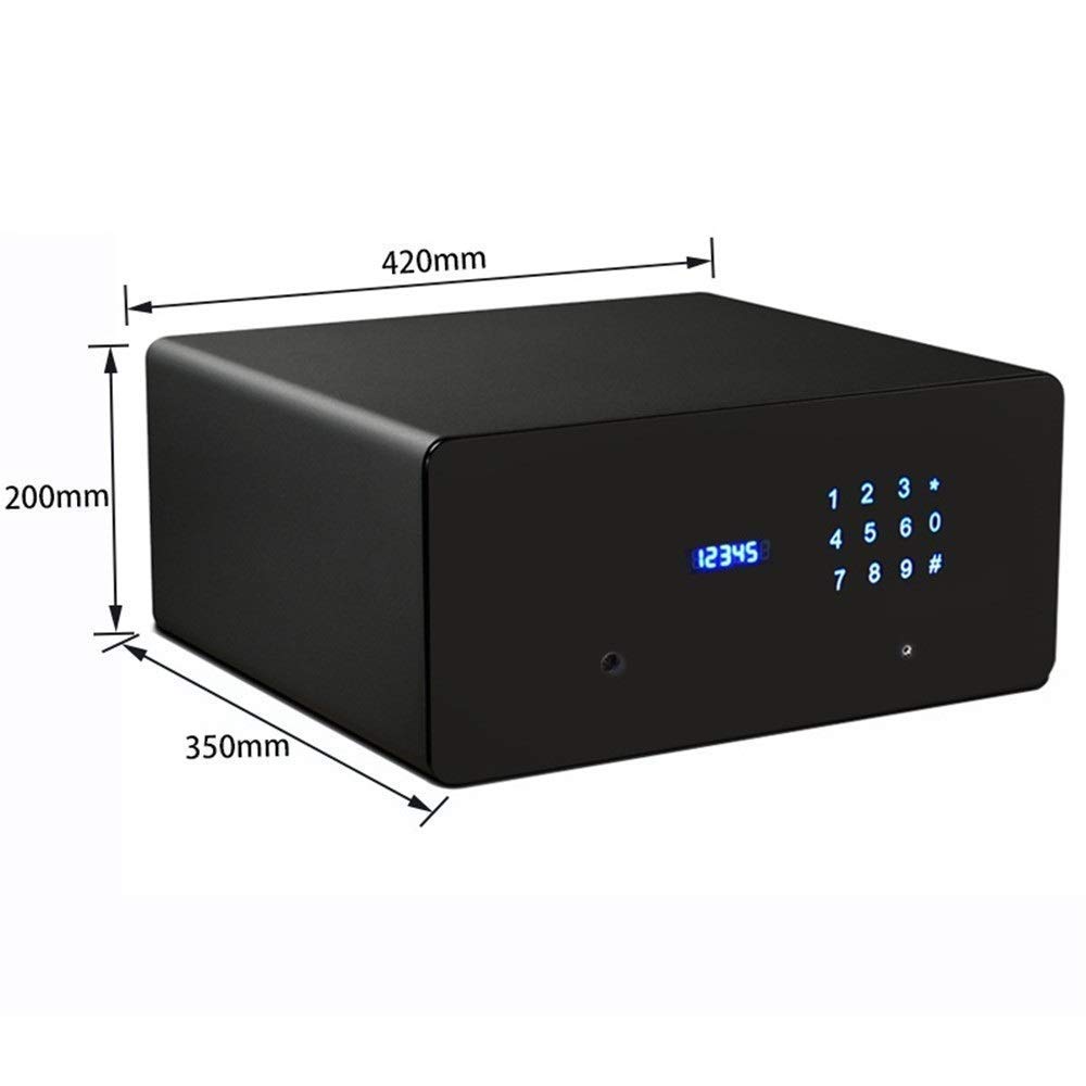 Cajas Fuertes de Alta Seguridad para Agua contra Incendios y Cajas de Seguridad para Dinero con Cerradura para el hogar, Caja Digital, Caja Fuerte de aleación de Acero para Oficina, tamaño: