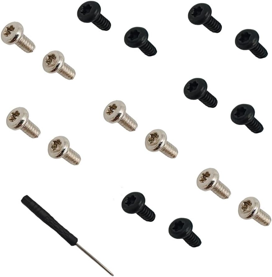 Studio 3 Headband Screws Replacement for Beats Studio 3 Headband Replacement,Beats Studio 1.0, Beats Studio 2 Headband Screws 16pcs (8pcs Black+8pcs Silver)
