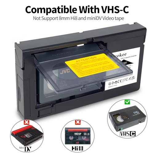 Convertidor de Casete VHS-C para Solucionar Problema de Cintas JVC 7