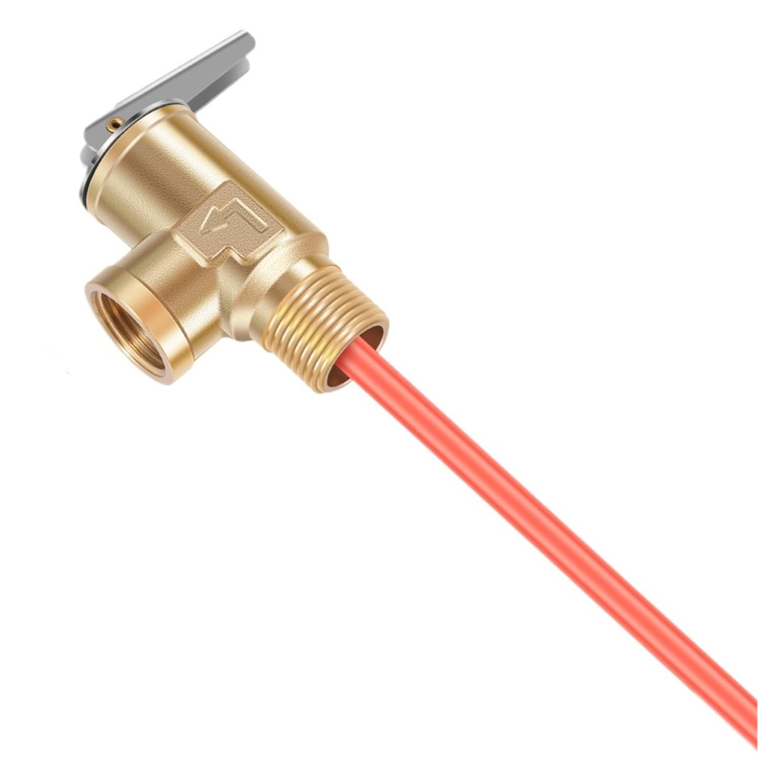 Vmvud 1Pcs A Brass Pressure Relief Valve 3/4In 1/2Inch Thread Electric Water Heater Temperature And Pressure Reducing Valve Dn20 Dn15