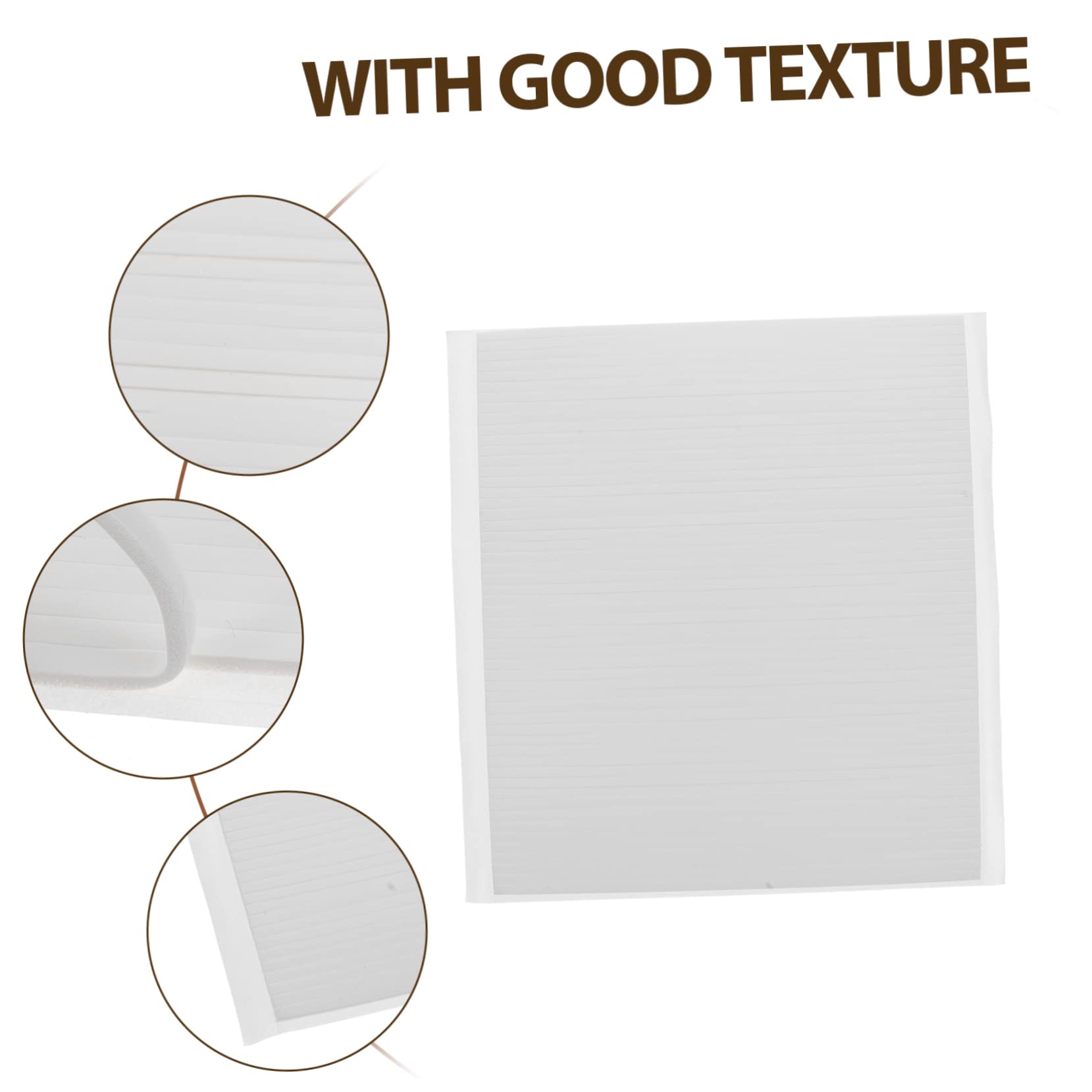 SHINEOFI Tira De Espuma Autoadhesiva Cinta De Espuma Para Manualidades Cinta Adhesiva De Doble Cara Para Alfombras Tiras De Espuma Para Hacer Tarjetas Pegatinas De 6 hojas*4