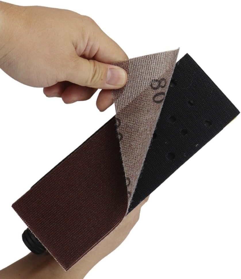 Adjustable Handheld Sanding Block with Dust Extraction Port Ergonomic Grip 198x100x70mm(400mm)