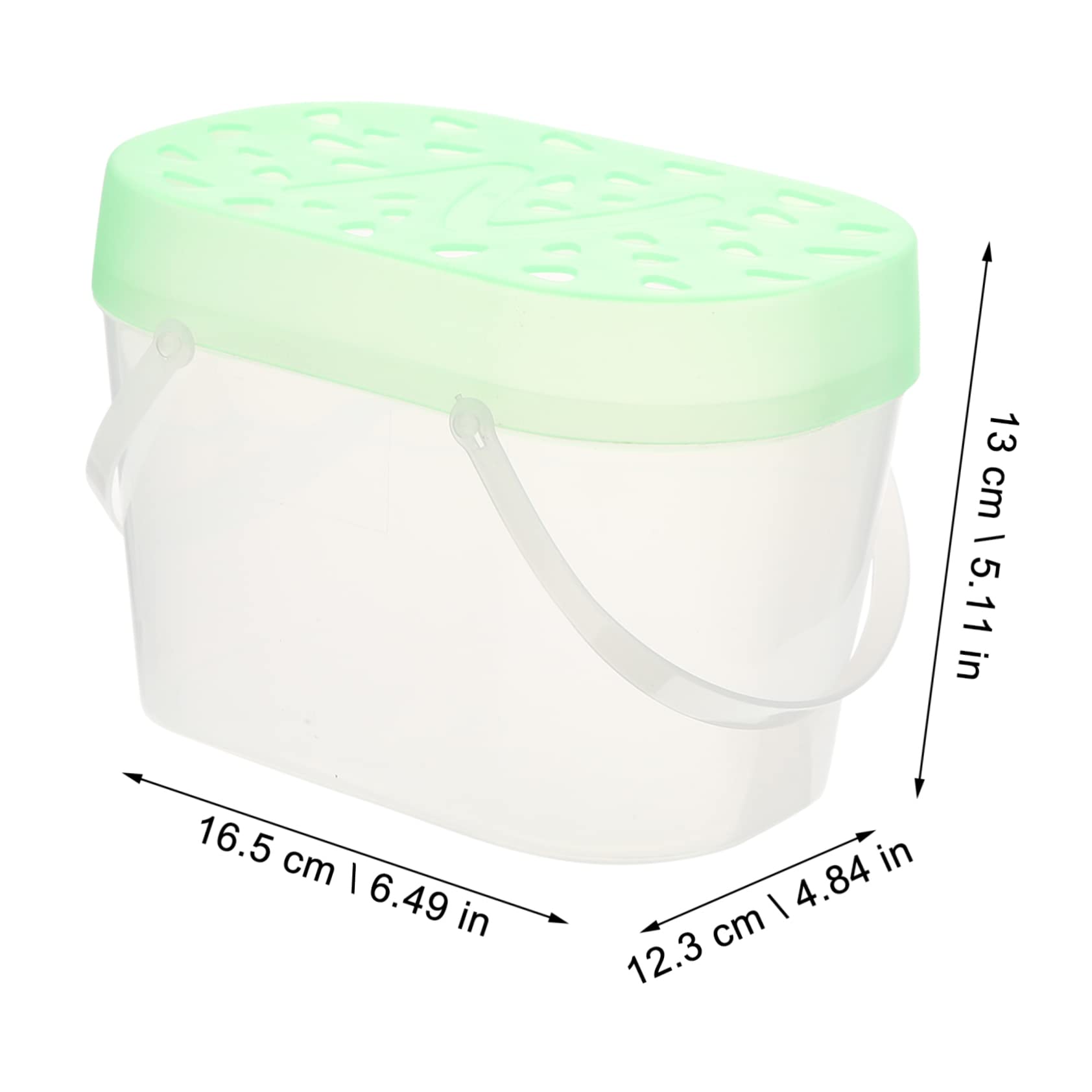 POPETPOP 2pcs Portable Small Pet Carrier Reptile Storage Cases Lightweight Turtle Boxes for for Hamsters and Small Pets