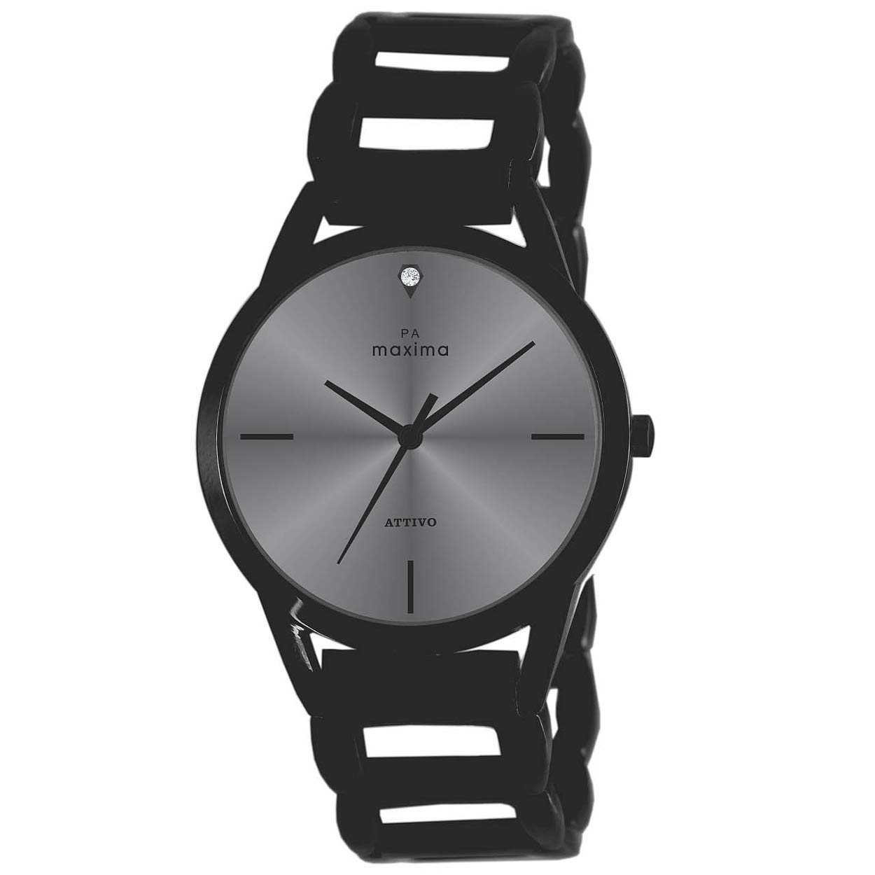 See full amazon price history chart for Maxima Stainless Steel Analog Grey Dial Women Watch-61691Bmlb, Black Band Maxima Stainless Steel Analog Grey Dial Women Watch-61691Bmlb, Black Band (B08JGQ8RKK) Amazon Price History, Amazon Price Tracker