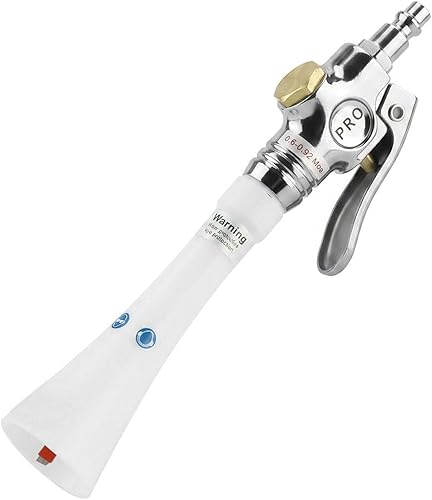 Mini Tornado Car Cleaning Gun, High Pressure Vortex Air Blaster for Interior Detailing, Compact Metal Blow Gun with Trumpet Head, Quickly Blasts Dirt, Works with Air Compressor Tool Kit