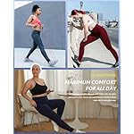 CAMPSNAIL 4 Pack Leggings for Women - High Waisted Tummy Control Yoga Pants for Workout Gym Black Leggings Plus Size Dance - Image 4