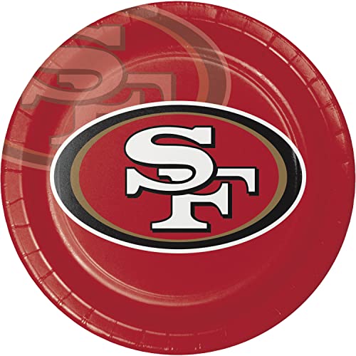 Trendware San Francisco 49ers Paper Plates 48 ct Officially Licensed