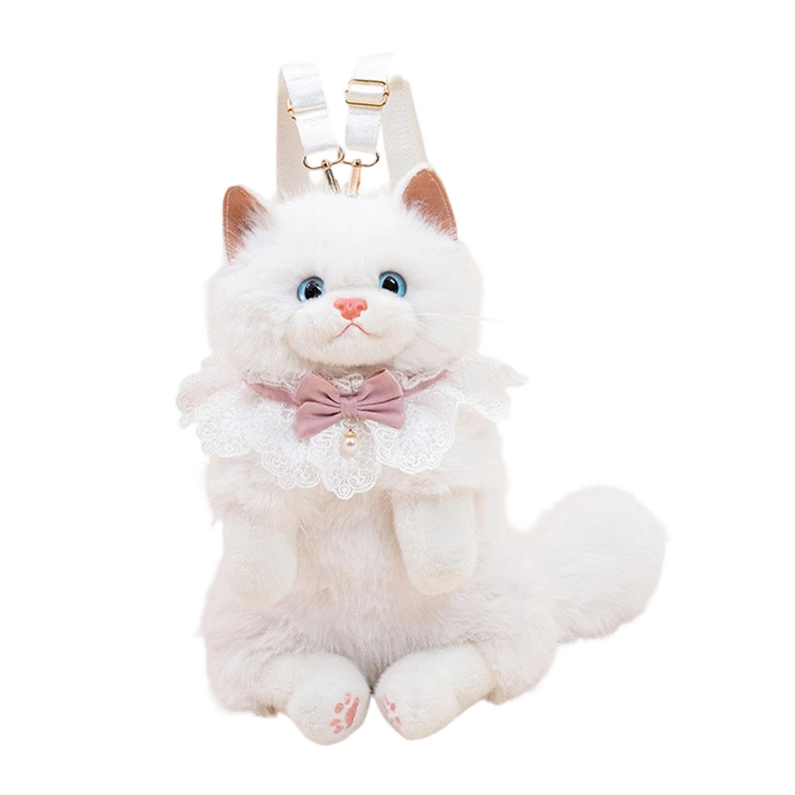 Meadawgs®Ragdoll Cat Shaped Backpack Travel Backpack Cute Lightweight Fashion Daypack White|Clothing, Shoes & Accessories|Womens Handbags & Bags-image-32