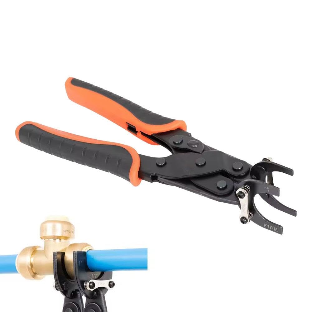 to Connect Removal Tool Disconnect Tongs for 1/2”, 3/4”, 1" Disconnect Pipe Disconnecting Pliers,Multifunctional Water tubing Connect Pliers Plumbing 3/4in, clamp Remover Removing pli pip