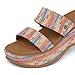 REEF Lofty Lux Hi Womens Fashion Platform Sandal, Soft Molded Footbed, Beachy Woven, 10