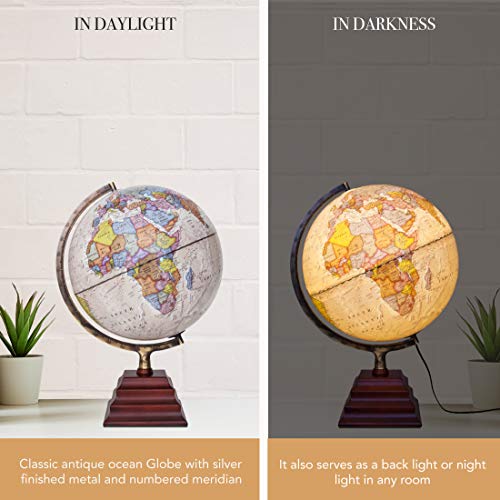Waypoint Geographic Peninsula Illuminated Globe - image 3