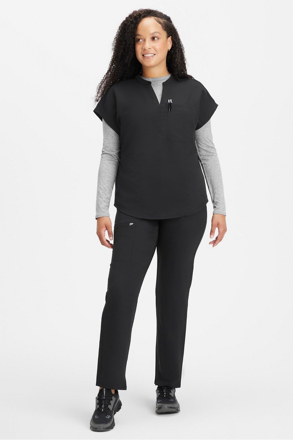 Fabletics Women's Performance Scrub Pant - MotionTech, 4-Way Stretch, Pocket-Packed, Wrinkle-Resist, Semi-Slim Fit - Image 2