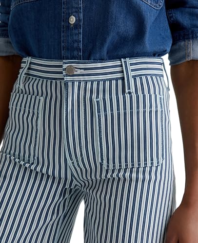 AG Adriano Goldschmied Women's Kassie Mid Rise Wide Leg Crop3