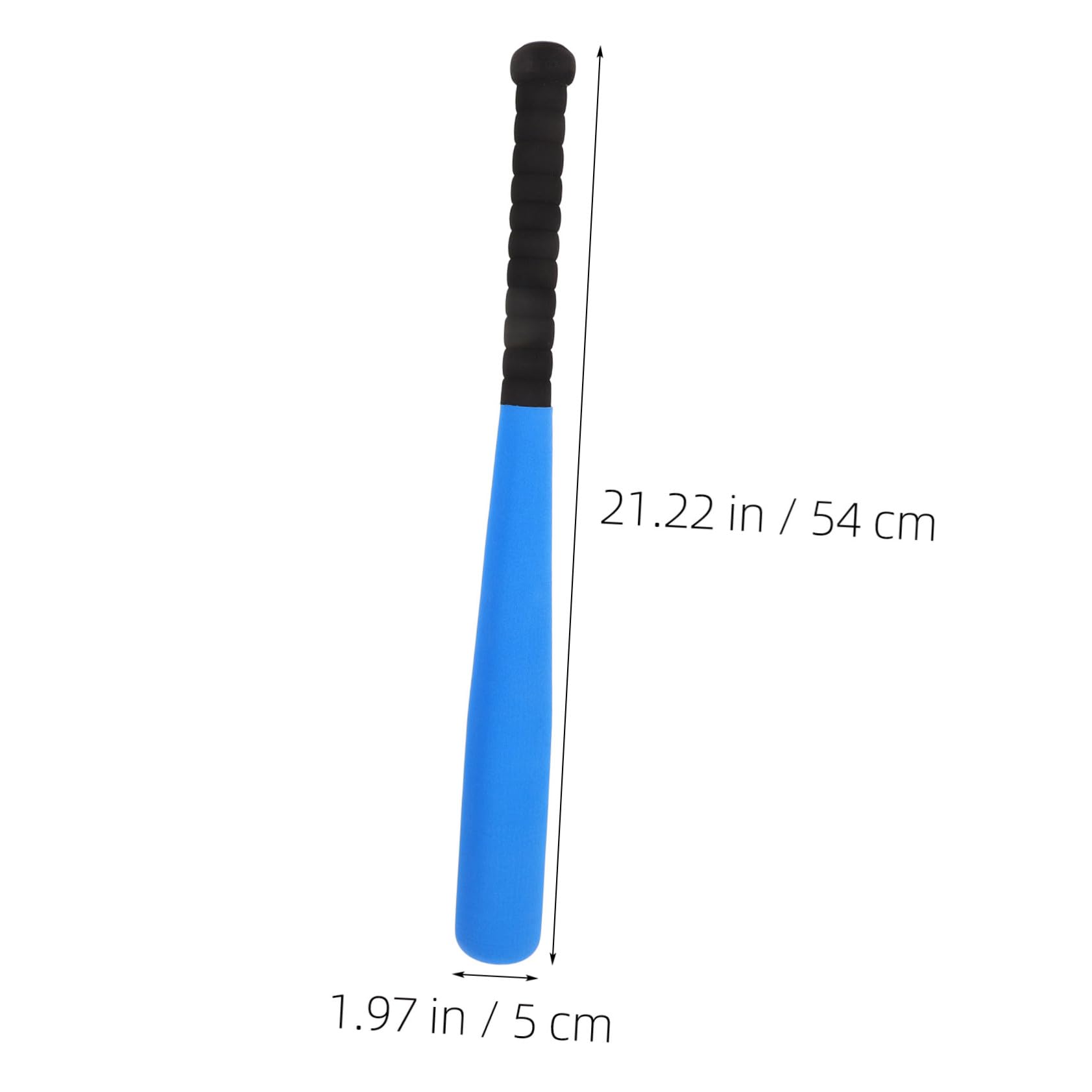 Sosoport 2Pcs Lightweight Eva Baseball Bat Portable Sports Training Bats for Soft and Durable Design for Outdoor Activities