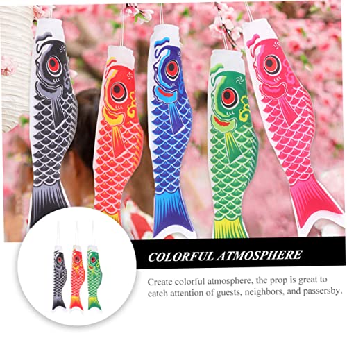 Décoration de jardin carpe Koinobori Mipcase pour raviver une pelouse