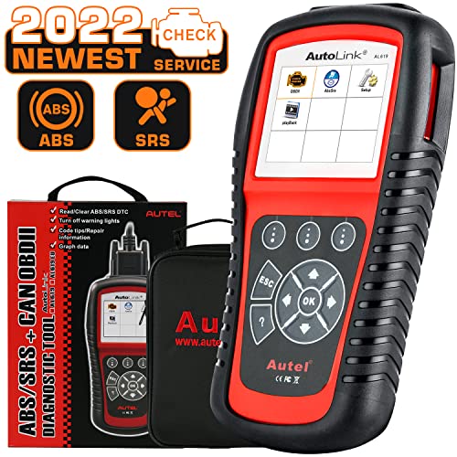 Autel AutoLink AL619 2022 Newest OBD2 Scanner, ABS, SRS Airbag Diagnostic Scan Tool, View Live Data, Turn Off ABS, Airbag Warning Lights, Ready Test, Advanced Ver. of MS309/ AL319/ AL519/ ML519/ ML619