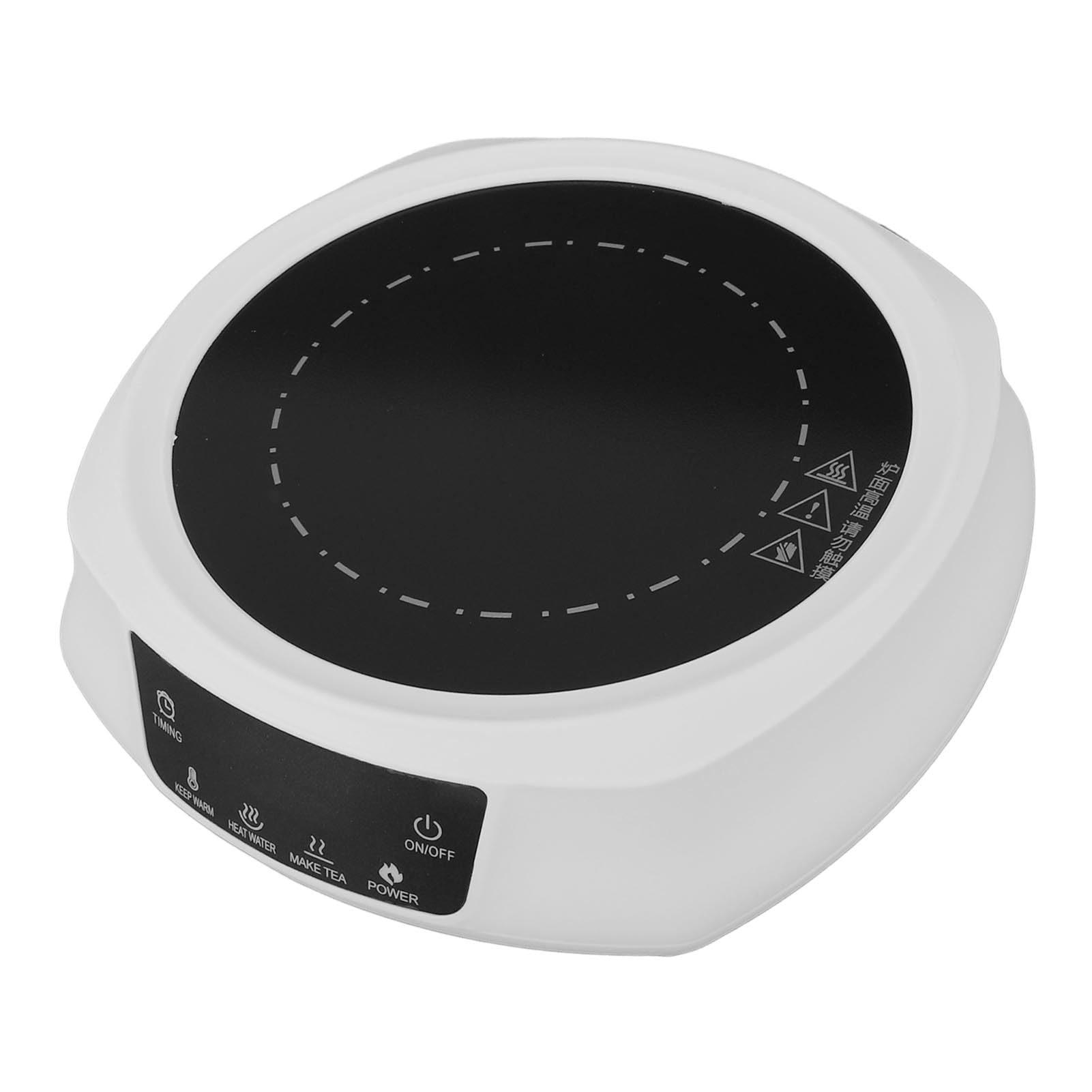 800W Mini Electric Stove, Power Outage 800W Portable Electric Hot Plate for Making Tea (White)