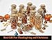 Otis Classic Small Glass Jars with Lids – Set of 12 Mini Glass Bottles with Corks for Halloween Decorations Fall Décor Wedding & Party Favors, Halloween DIY Crafts, Potions, Spices & Candy, 3.4 oz