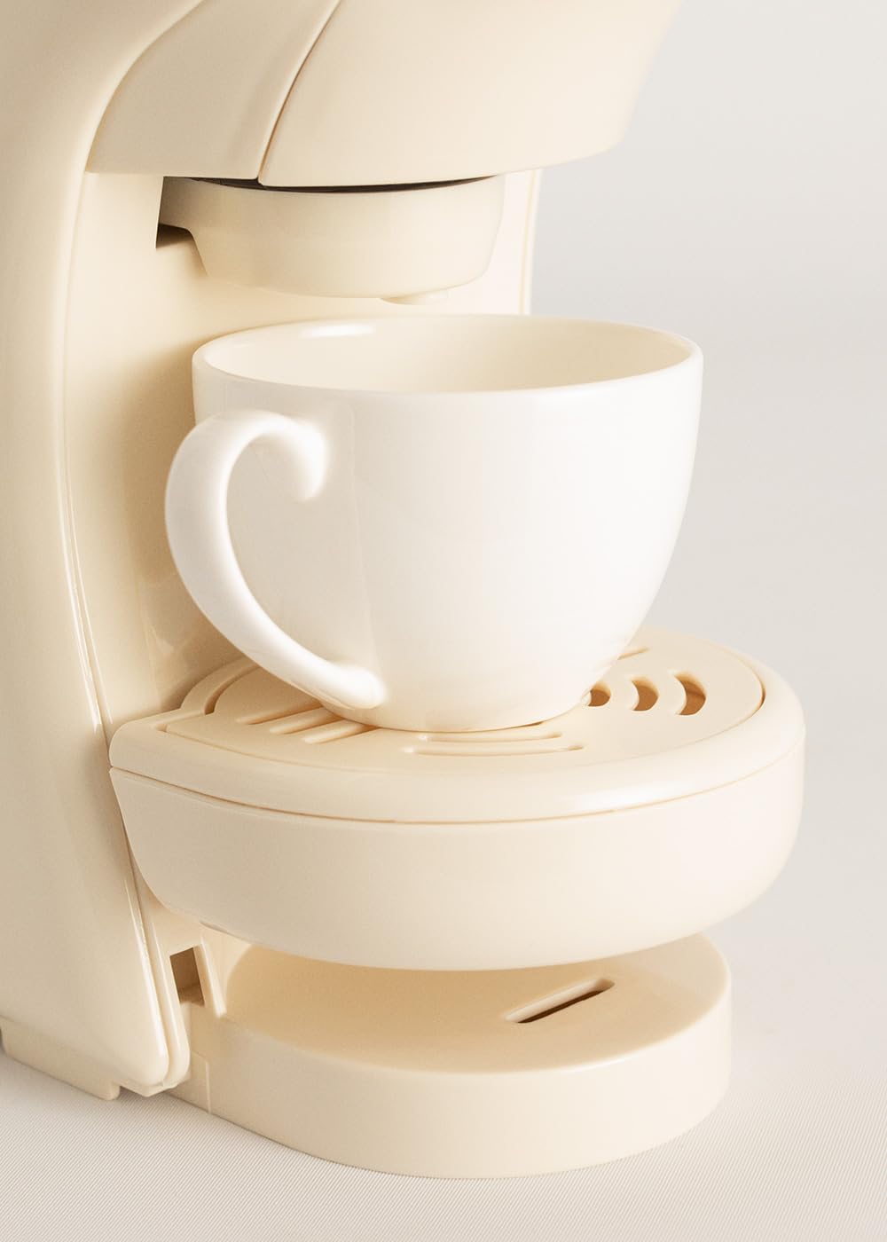 CREATE / POTTS STYLANCE/Machine à café multicapsules express et café moulu Blanc cassé / 19 bars, programmable, légère et compacte, réservoir 600ml, système Thermoblock,1450 W