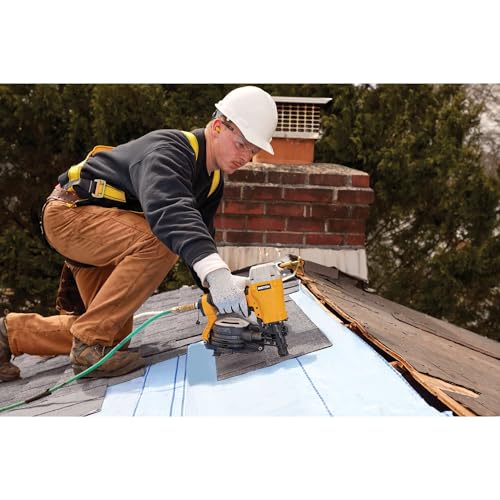 BOSTITCH Roofing Nail Gun, Pneumatic Coil Roofing Nailer, 15-Degree (BRN175A)