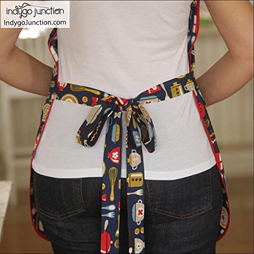 Indygo Junction One-Yard Overlap Apron Sewing Pattern #TOP3