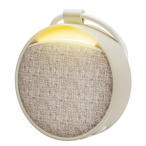 Image of Hotmoon Portable White Noise Sound Machine Omini SE | 12 Soothing Sounds | 8 Night Light Colors | 4 Timers | Rechargeable Battery | Memory Function | for Home, Travel, Nursery Gift for New Mom & Baby