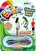 Chinese Jump Rope (1 Pack) Elastic Skipping Rope Game for Kids & Adults I by JA-RU | Colorful Stretchy Jump Rope for Kids, Girls and Boys. Party Favor. Physical Education Equipment | Item #733-1B